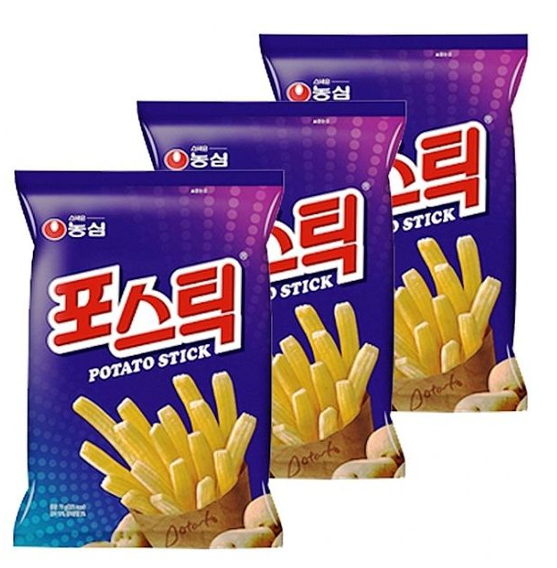 농심) 포스틱 84g x 10개 고소함 짭잘 신선한감자튀김