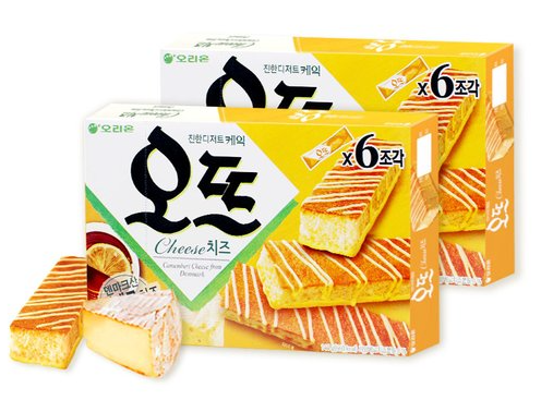 오리온 오뜨 치즈 6p x 2통 간식 과자